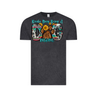 Vintage Black kinda busy being a dog mom Vintage Tee - Zillion Design Studio