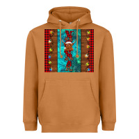 Meerkat nana highland cow Christmas Heavyweight Hoodie - BarkalooDesign