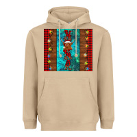 Mushroom nana highland cow Christmas Heavyweight Hoodie - BarkalooDesign