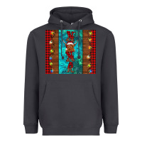 Smoke nana highland cow Christmas Heavyweight Hoodie - BarkalooDesign