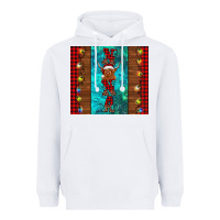 White nana highland cow Christmas Heavyweight Hoodie - BarkalooDesign