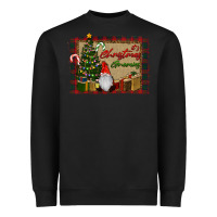 Black It's Christmas Gnomes Heavyweight Sweatshirt - RanaPortraitStore