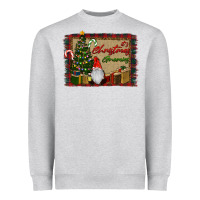 Heather Grey It's Christmas Gnomes Heavyweight Sweatshirt - RanaPortraitStore