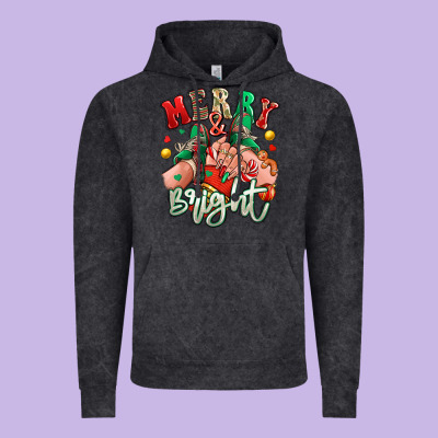 Merry And Bright Caucasian Girl Sneakers Vintage Hoodie Designed By Ranaportraitstore