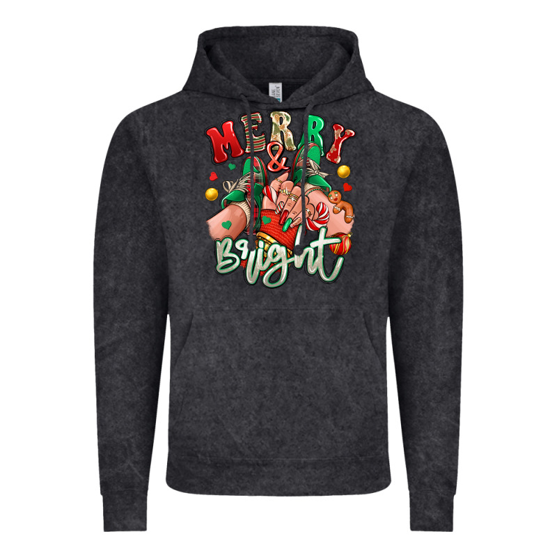 Merry And Bright Caucasian Girl Sneakers Vintage Hoodie by RanaPortraitStore | Teevron