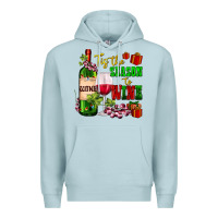 Blue Mist tis the season to wine Premium Hoodie - AdoDesignShop