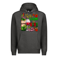 Charcoal Heather tis the season to wine Premium Hoodie - AdoDesignShop