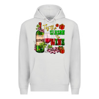Dove Grey tis the season to wine Premium Hoodie - AdoDesignShop