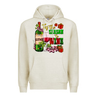 Oatmeal Heather tis the season to wine Premium Hoodie - AdoDesignShop