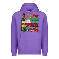 Purple tis the season to wine Premium Hoodie - AdoDesignShop