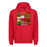 Red tis the season to wine Premium Hoodie - AdoDesignShop