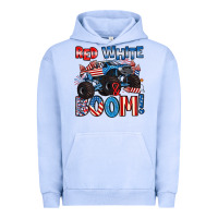 Pigment Grape Ice red white and boom 4th of july Urban Hoodie - Artiststas