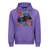 Tulip red white and boom 4th of july Urban Hoodie - Artiststas