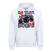 White red white and boom 4th of july Urban Hoodie - Artiststas