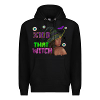 Black 100 that witch Premium Hoodie - NancyCooperArtShop