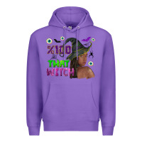 Purple 100 that witch Premium Hoodie - NancyCooperArtShop