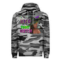 Slate Camo 100 that witch Premium Hoodie - NancyCooperArtShop