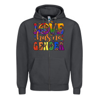 Smoke love has no gender Zipper Hoodie - JahusDesignShop