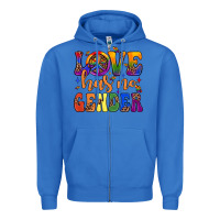 True Royal love has no gender Zipper Hoodie - JahusDesignShop