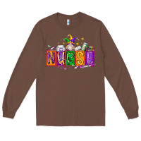 Chestnut nurse mardi gras Long Sleeve Tee - RacoonDesign