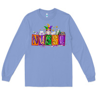Colony Blue nurse mardi gras Long Sleeve Tee - RacoonDesign