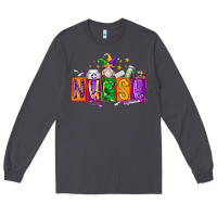 Smoke nurse mardi gras Long Sleeve Tee - RacoonDesign