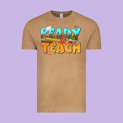 Ready To Teach Vintage Tee Designed By Texasbilliewilder