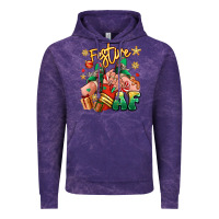 Cloud Purple festive af christmas caucasian girl sneakers Vintage Hoodie - RanaPortraitStore