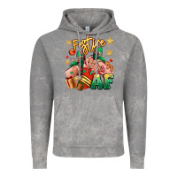 Cloud Rock festive af christmas caucasian girl sneakers Vintage Hoodie - RanaPortraitStore