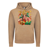 Vintage Coffee festive af christmas caucasian girl sneakers Vintage Hoodie - RanaPortraitStore