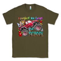 Army Green crushed 100 days of school Classic Tee - RacoonDesign