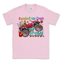 Bubblegum Pink crushed 100 days of school Classic Tee - RacoonDesign