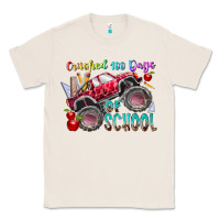 Natural crushed 100 days of school Classic Tee - RacoonDesign