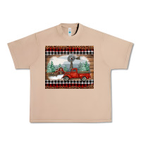 Burro Christmas farm and truck Urban Heavy Tee - RanaPortraitStore