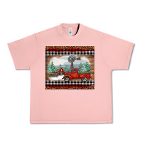 Salmon Christmas farm and truck Urban Heavy Tee - RanaPortraitStore