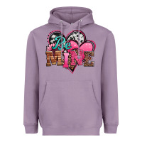 Lavender valentines day western hearts be mine Heavyweight Hoodie - Jasminsmagicworld