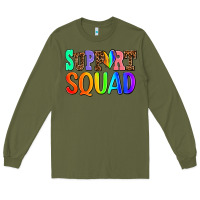 Army Green support squad Long Sleeve Tee - AdoDesignShop