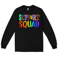 Black support squad Long Sleeve Tee - AdoDesignShop