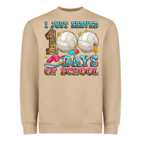 Mushroom i just served 100 days of school volleyball Heavyweight Sweatshirt - Zillion Design Studio