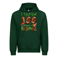 Forest Green i tackled 100 days of school Urban Hoodie - Artiststas