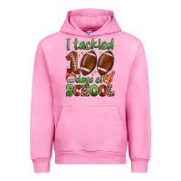 Fuchsia Pink i tackled 100 days of school Urban Hoodie - Artiststas