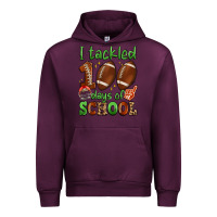 Mauve Wine i tackled 100 days of school Urban Hoodie - Artiststas
