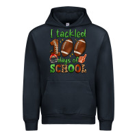 Navy i tackled 100 days of school Urban Hoodie - Artiststas