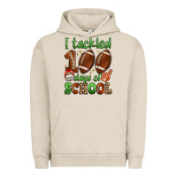 Pigment French Oak i tackled 100 days of school Urban Hoodie - Artiststas