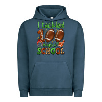 Pigment Midnight Navy i tackled 100 days of school Urban Hoodie - Artiststas