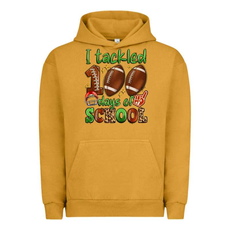 I Tackled 100 Days Of School Urban Hoodie by Artiststas | Teevron
