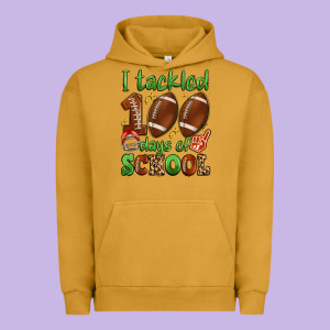 I Tackled 100 Days Of School Urban Hoodie Designed By Artiststas