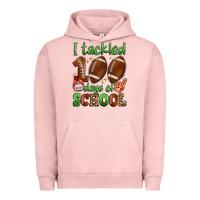 Pigment Salmon i tackled 100 days of school Urban Hoodie - Artiststas
