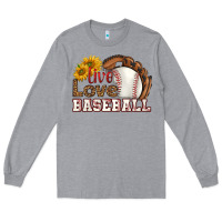 Heather Grey live love baseball Long Sleeve Tee - HRA Design Shop