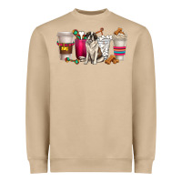 Mushroom st. bernard dog coffee cups Heavyweight Sweatshirt - texasbilliewilder